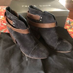 Rag and Bone Harrow booties 39.5 charcoal
